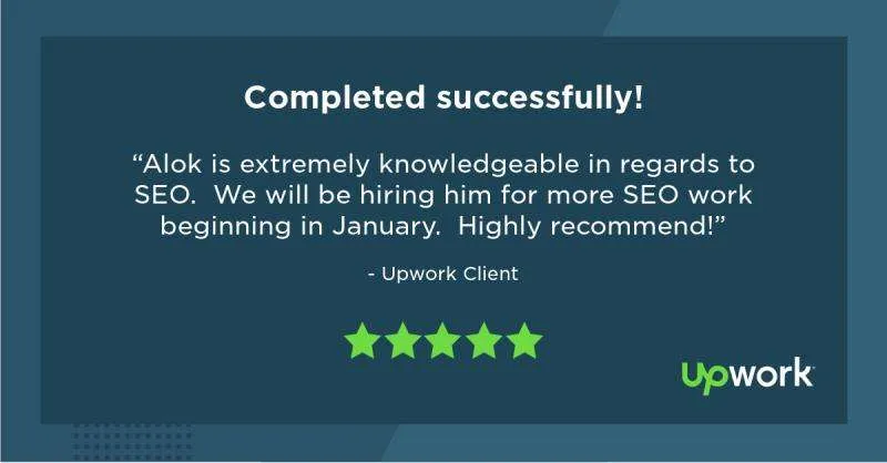 Upwork Reviews of RankON