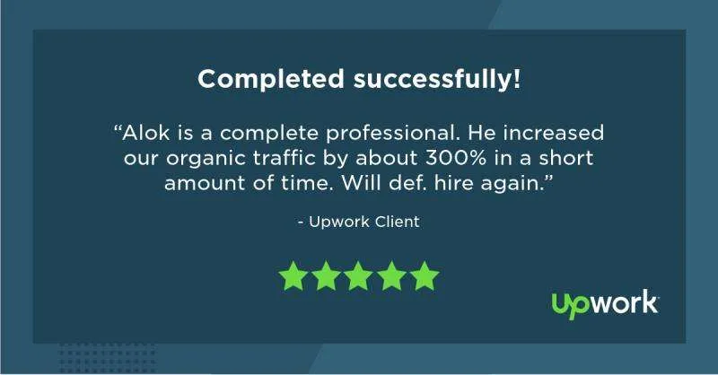 Upwork Reviews of RankON