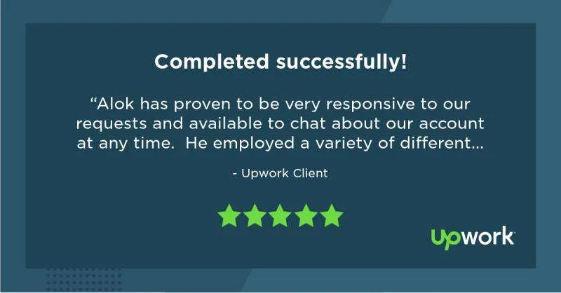 Upwork Reviews of RankON