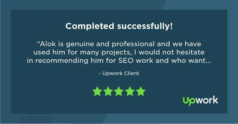 Upwork Reviews of RankON
