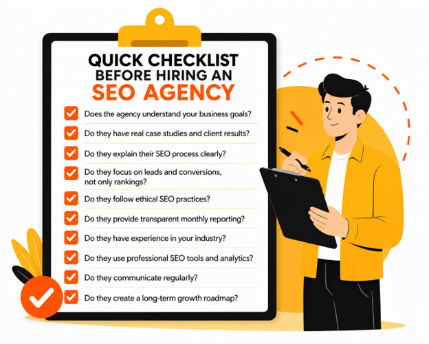 Quick Checklist Before Hiring an SEO Agency